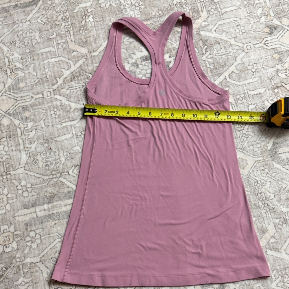 Lululemon Women's Pink Racerback Tank Top Size S - Picture 4 of 5